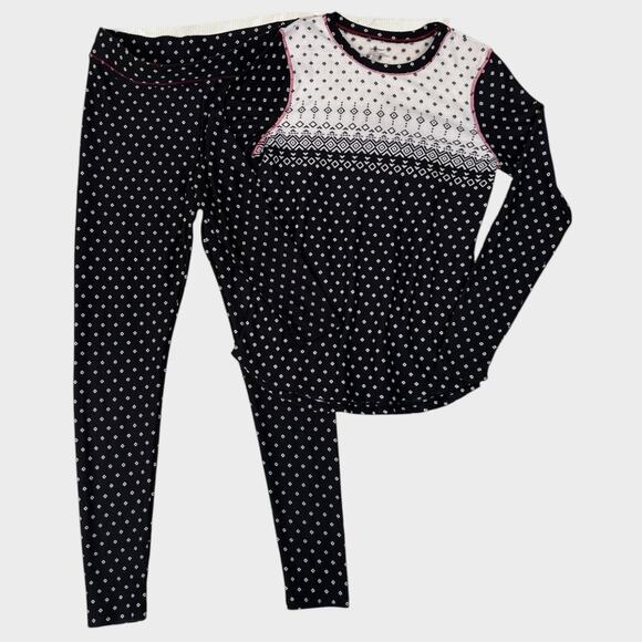 ClimateRight Cuddl Duds Medium Jersey Thermal Top and Leggings 2-Piece Set - Picture 1 of 9